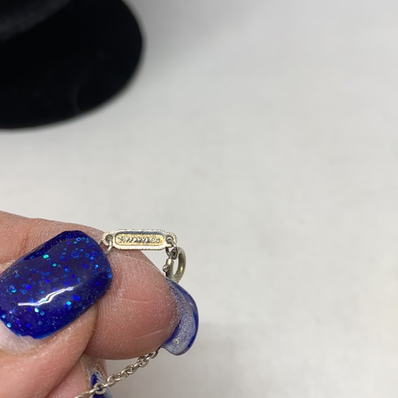 Retired Tiffany 1837 Bar Pendant and Tiffany chain - Picture 7 of 9